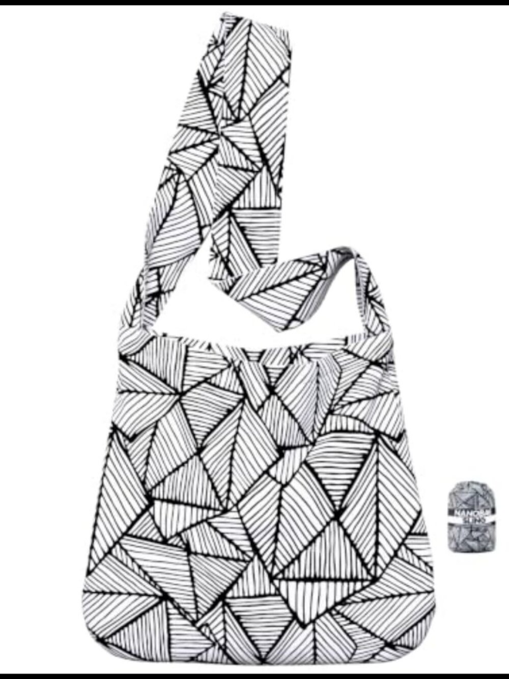 Nanobag Sling 19L Foldable Packable Crossbody Grocery Bag